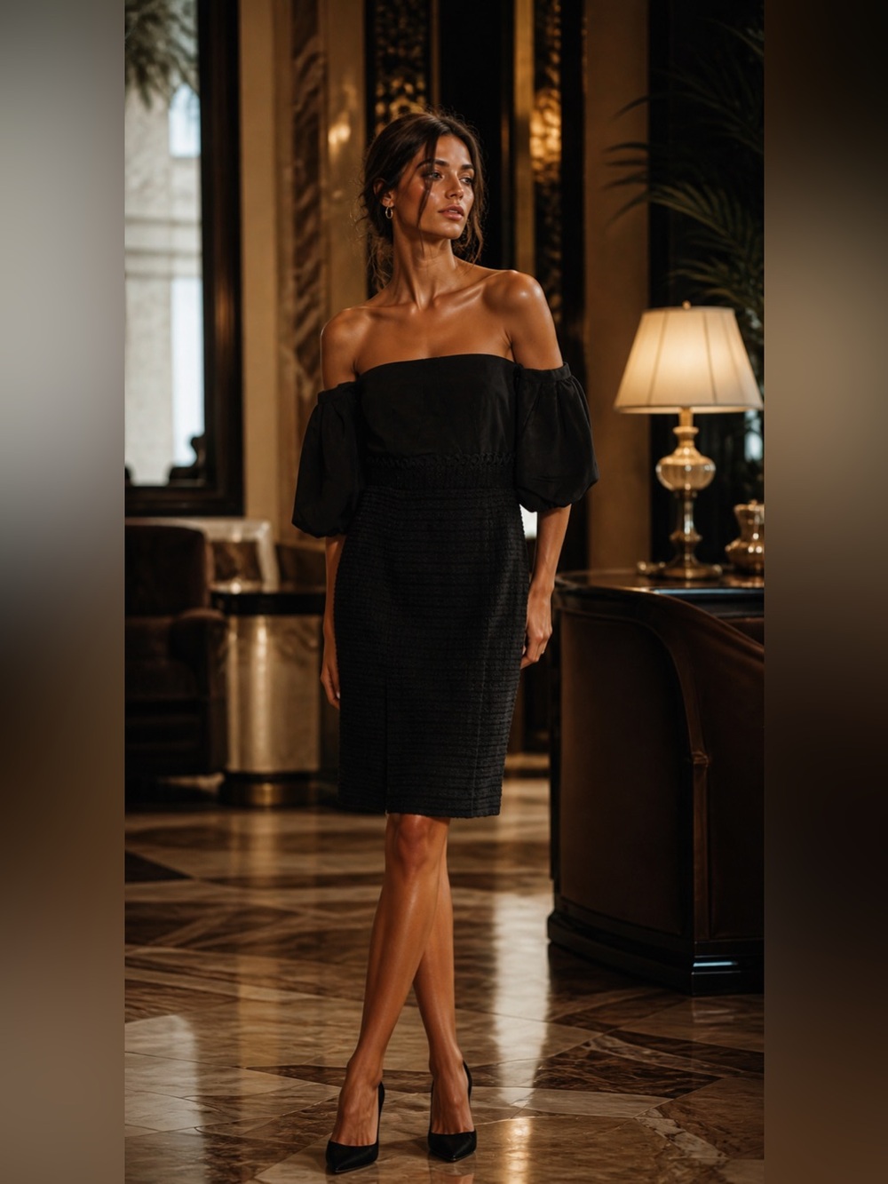 Jonathan Simkhai Black Off Shoulder Mini Dress | Size S | Quiet Luxury Cocktail